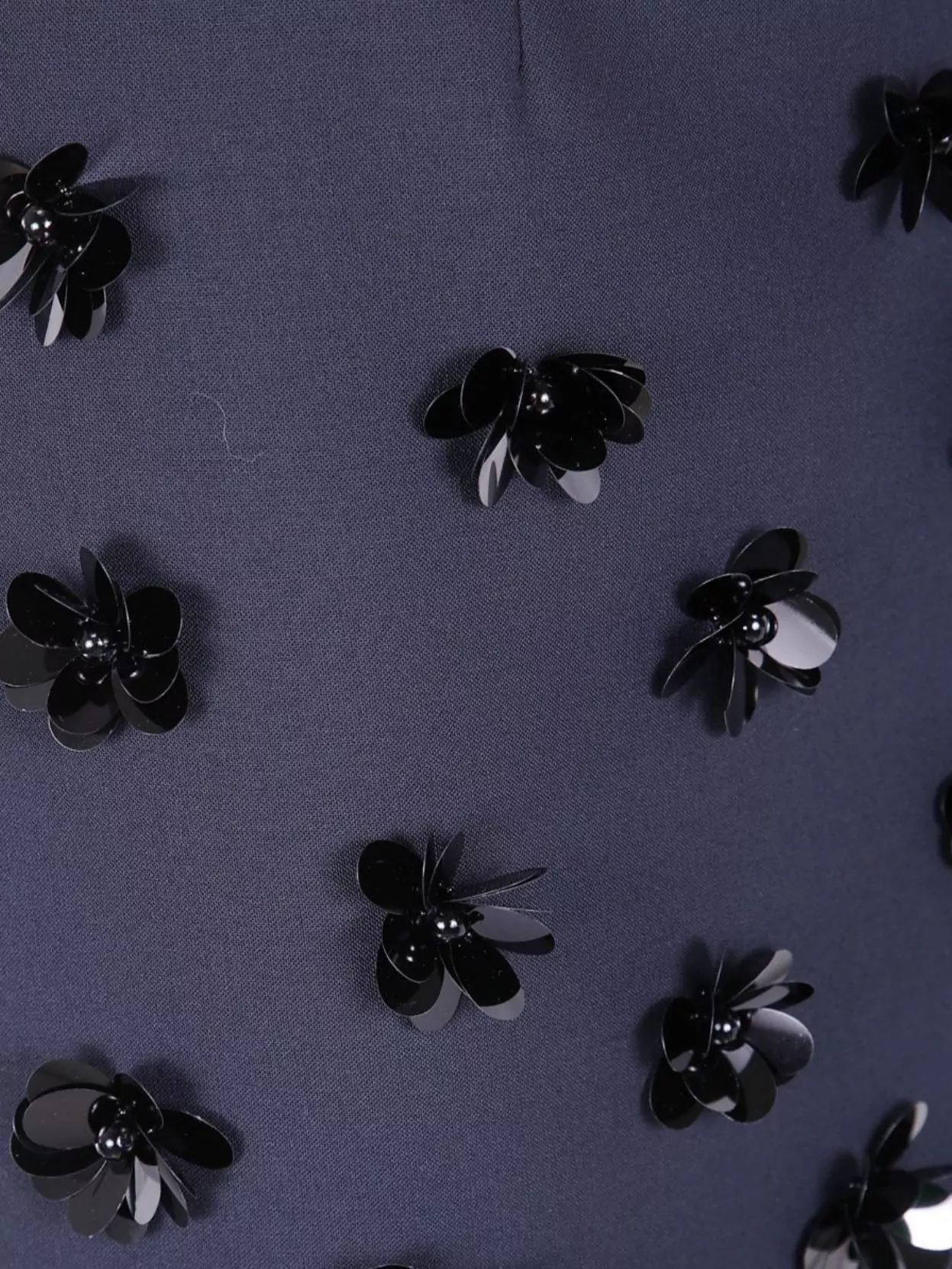 Semicouture Floral Appliqués And Beaded Hem Skirt
