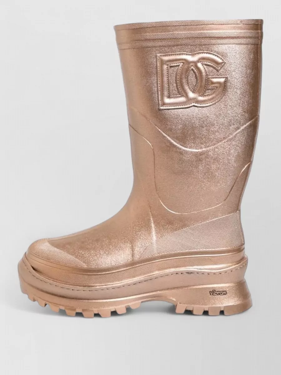 Dolce&Gabbana rubber pull on rain boots
