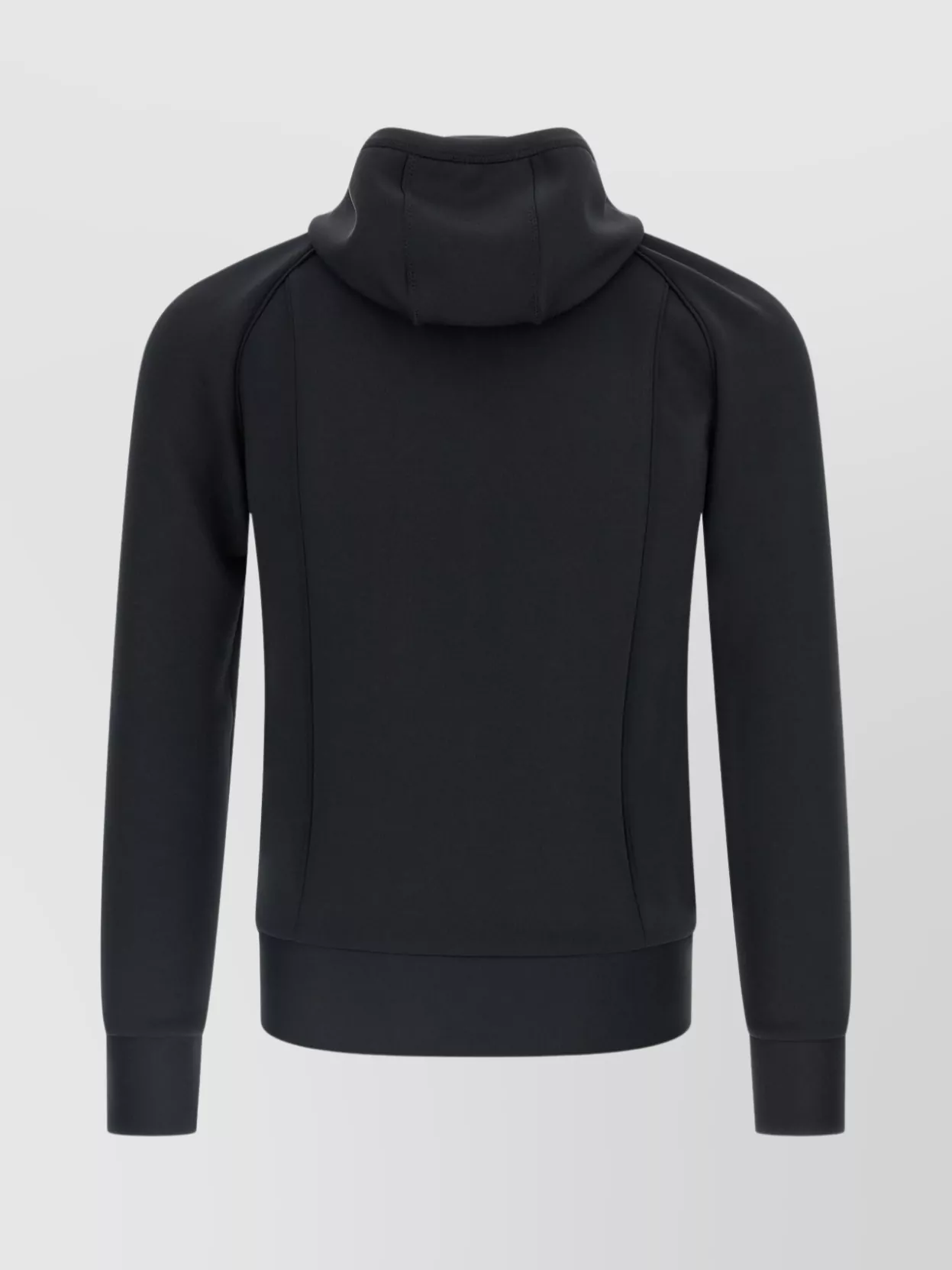 Valentino Hooded Sweater With Long Sleeves And Ribbed Cuffs In Gray