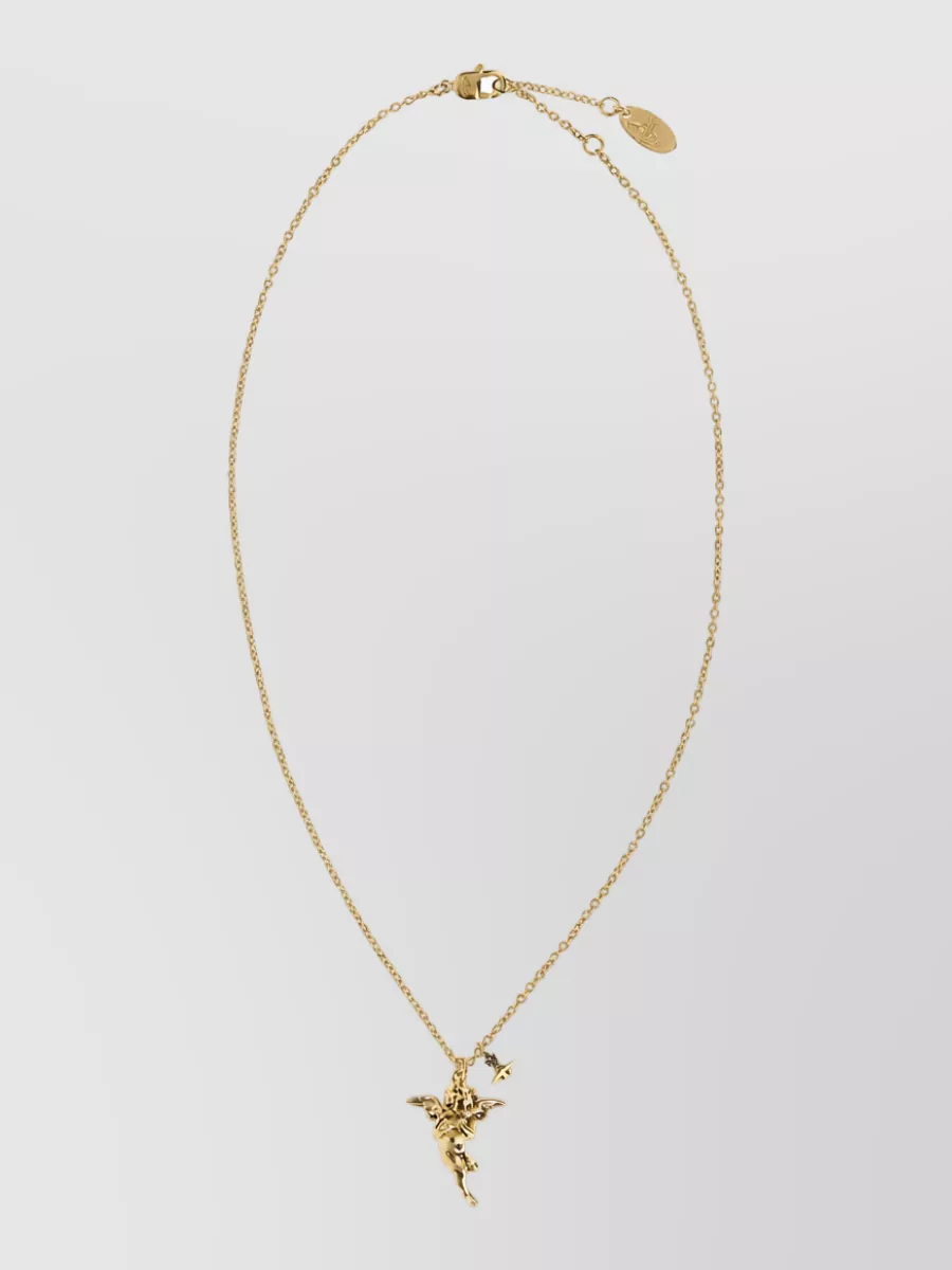 Vivienne Westwood putti pendant necklace