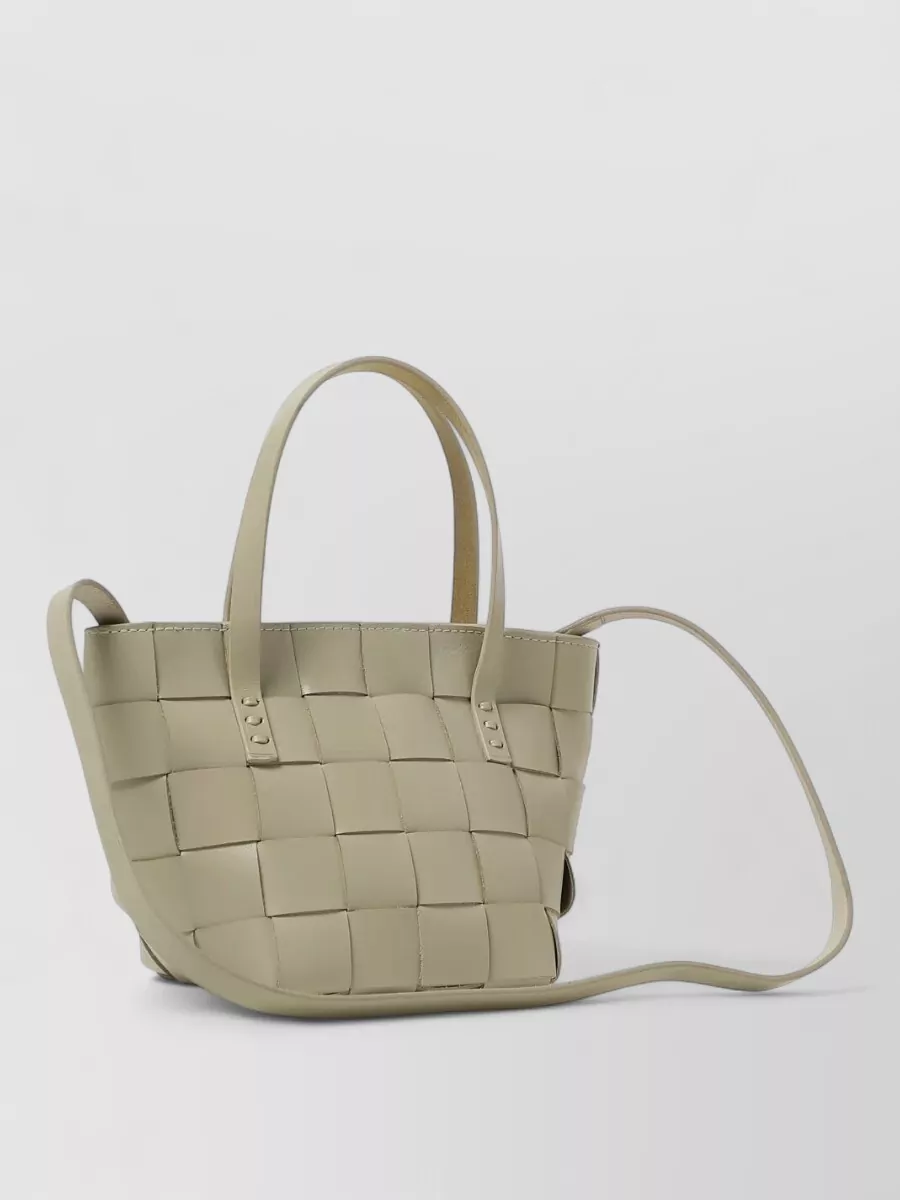 Dragon Diffusion Vintage Mesh Tote Leather Tote Bag