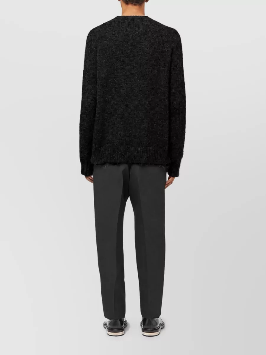 Jil Sander Alpaca Leather Sweater
