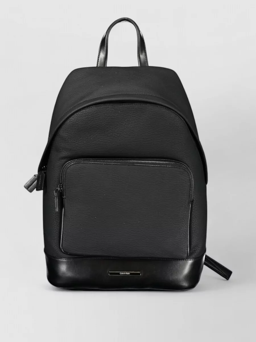 Calvin Klein pebbled leather backpack