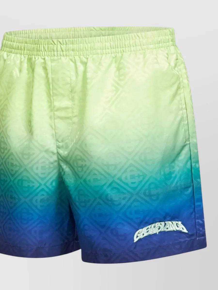 Casablanca Logo-Print Swim Shorts