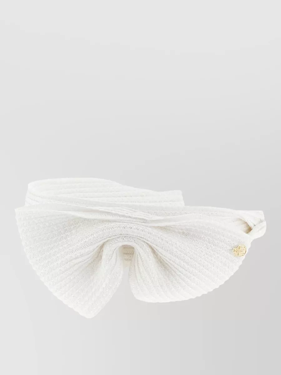 Maison Michel Beth Headband Featuring Bow Knit Texture