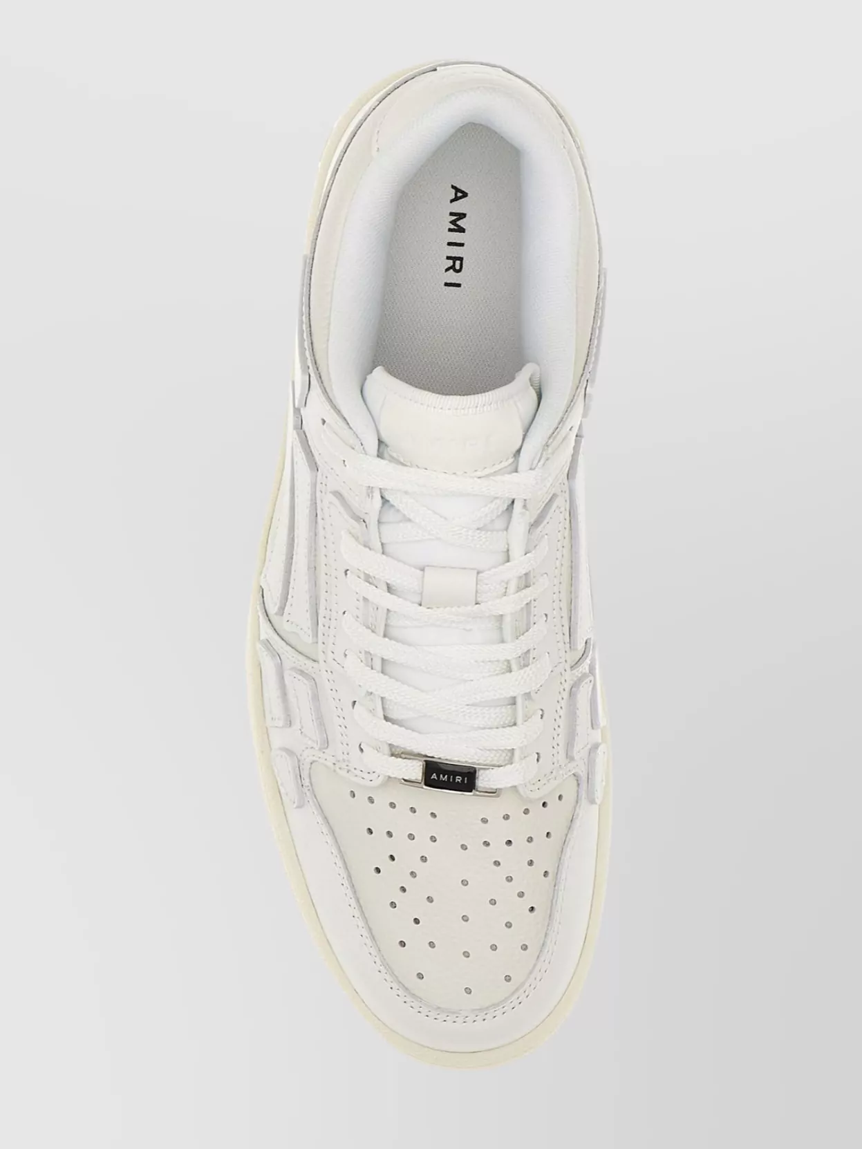 Amiri Leather High Top Sneakers With Rubber Sole