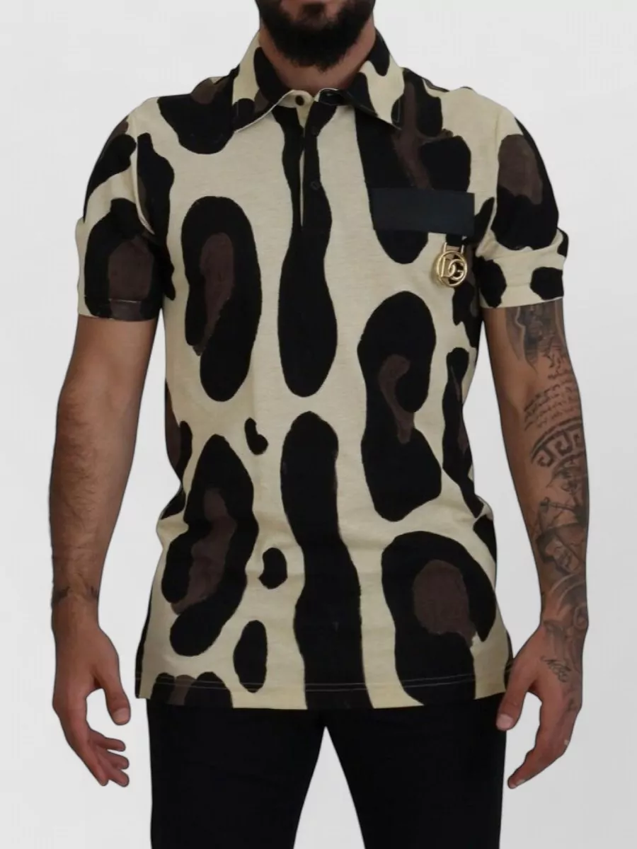 Dolce&Gabbana Cotton short-sleeve polo shirt