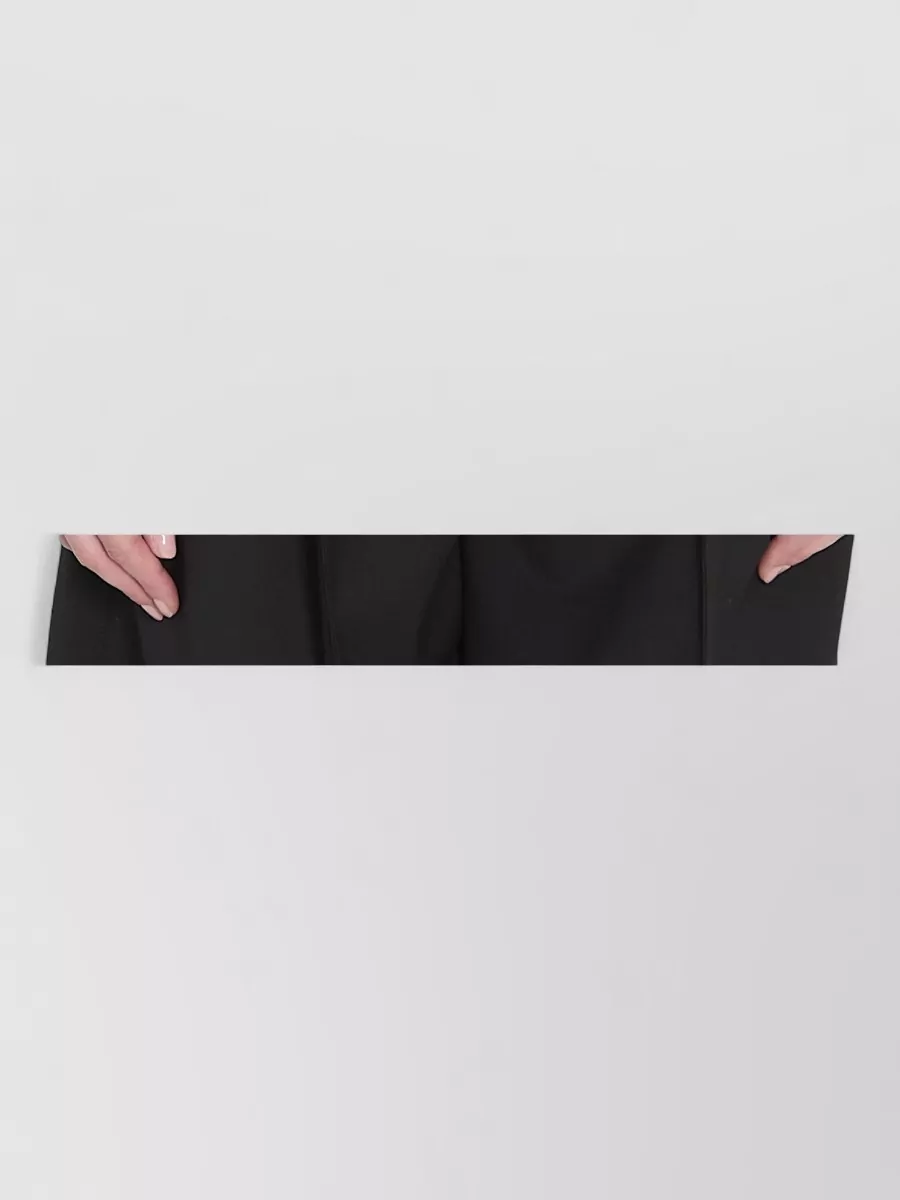 Lemaire Asymmetrical Rib Knit Bow Neck Top