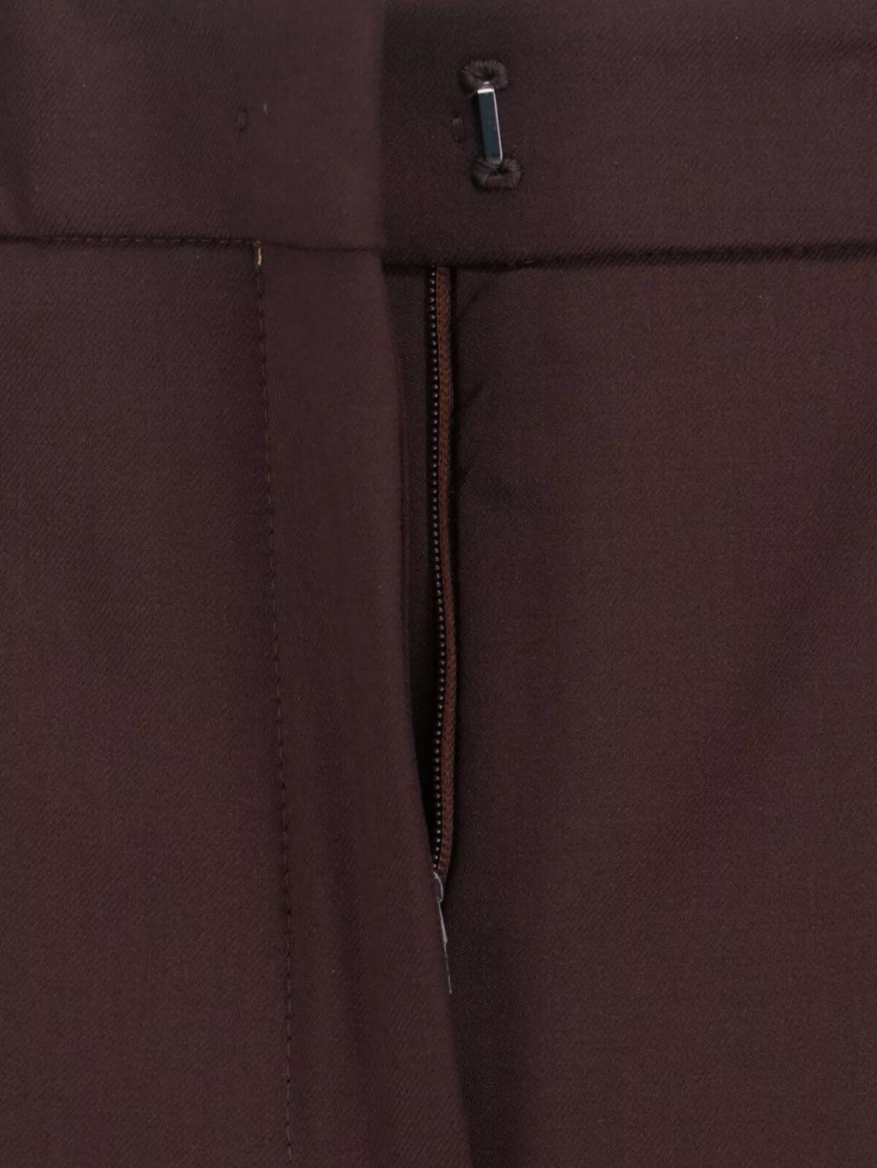 Incotex Straight Leg Trousers With Belt Loops And Pockets In Burgundy