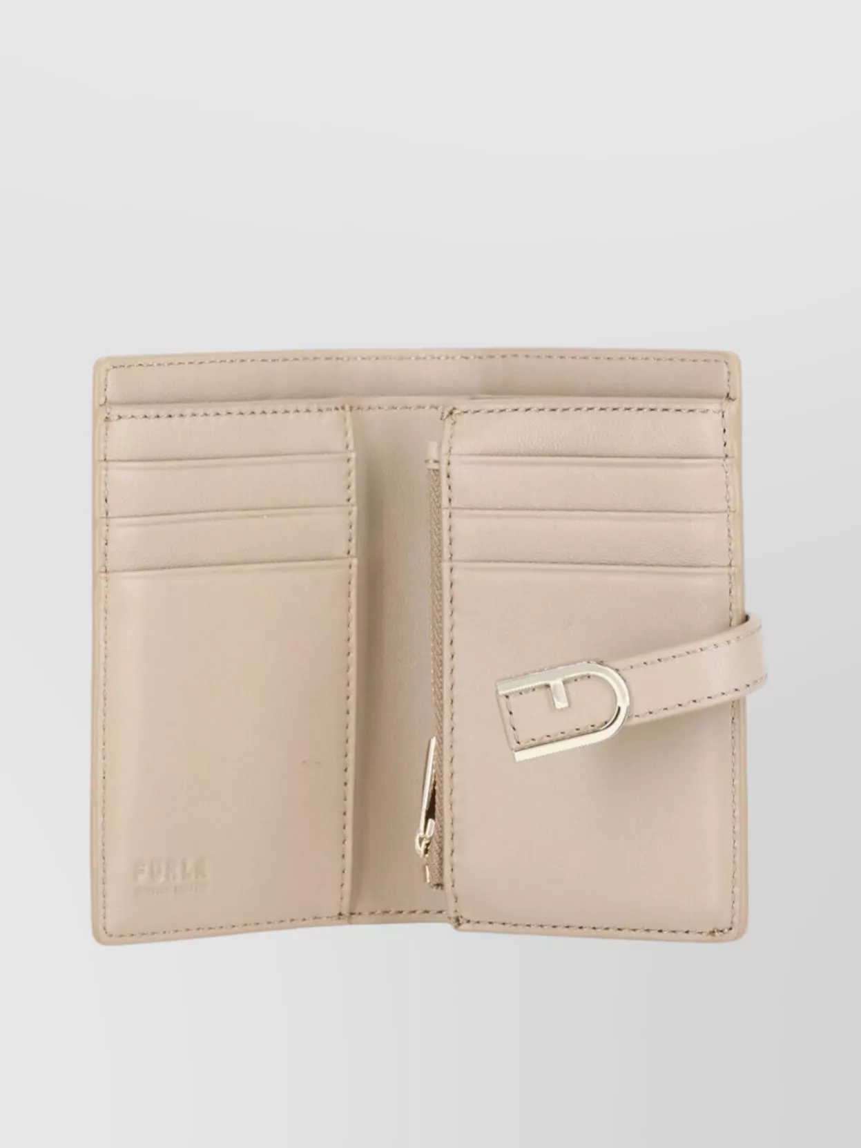 Furla Smooth Leather Wallet Fold-over Flap