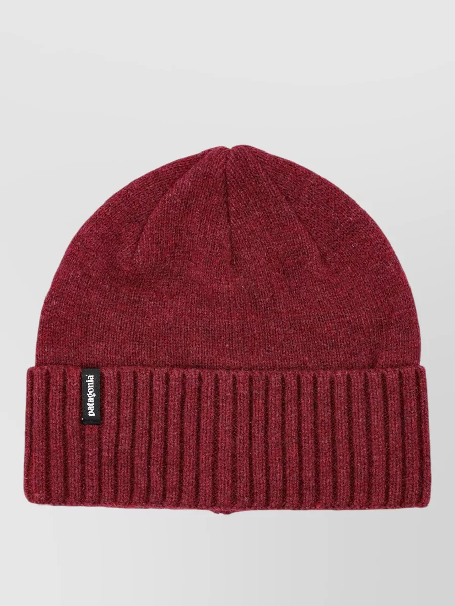 Patagonia wool ribbed beanie