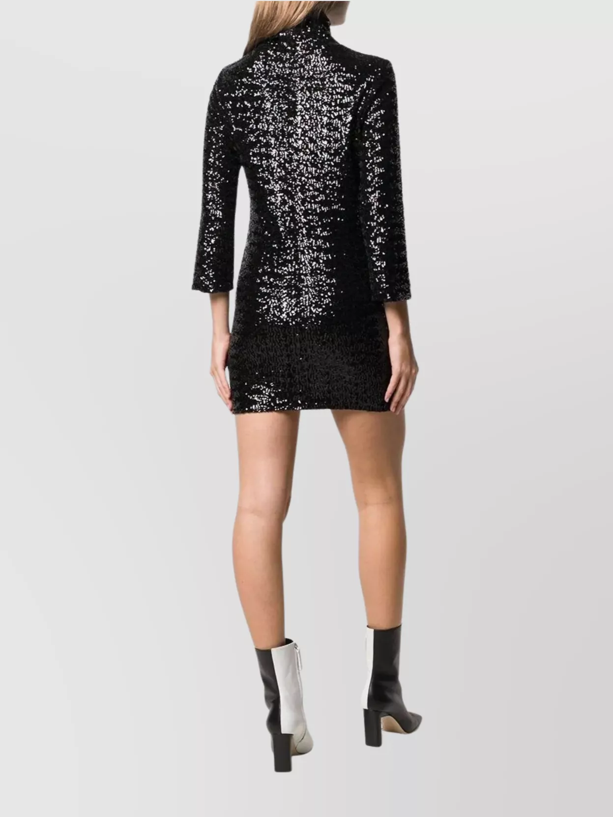 Fabiana Filippi Women's Dress With High Neckline And Sequin Embellishment