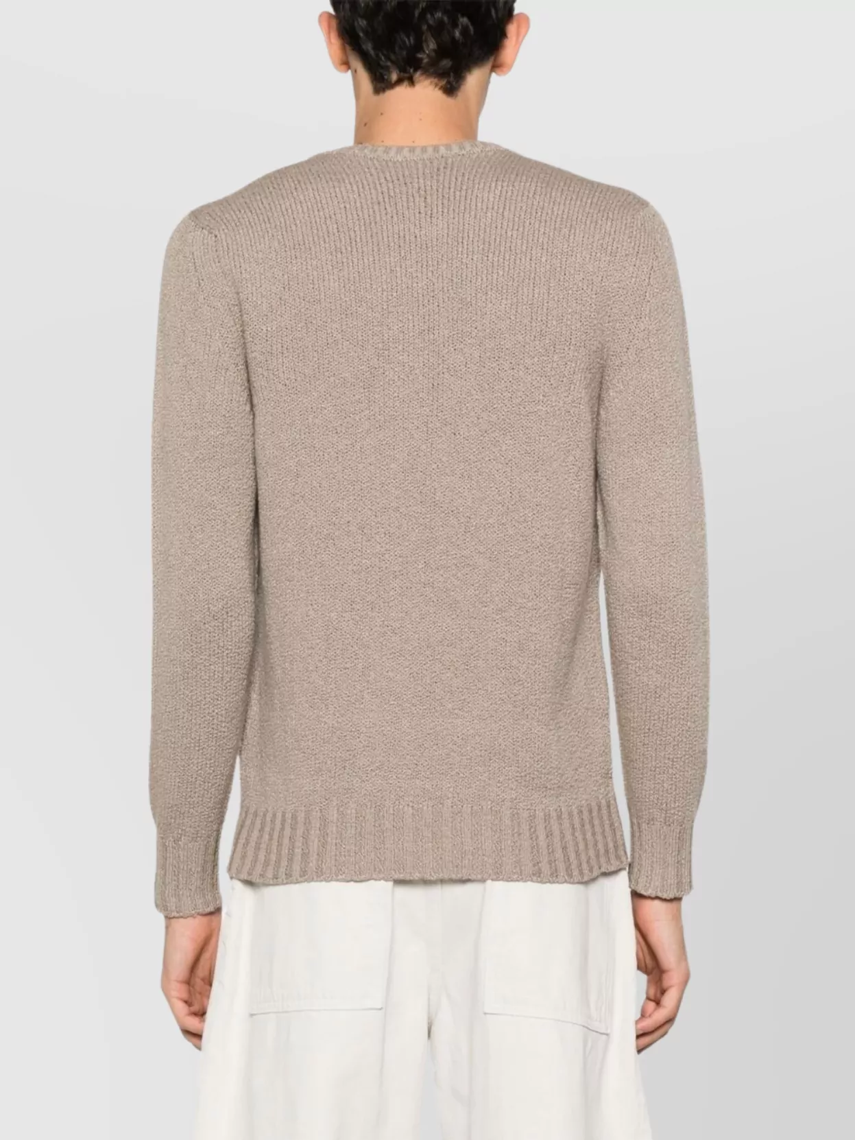 Drumohr Crew Neck Knitted Sweater In Pink