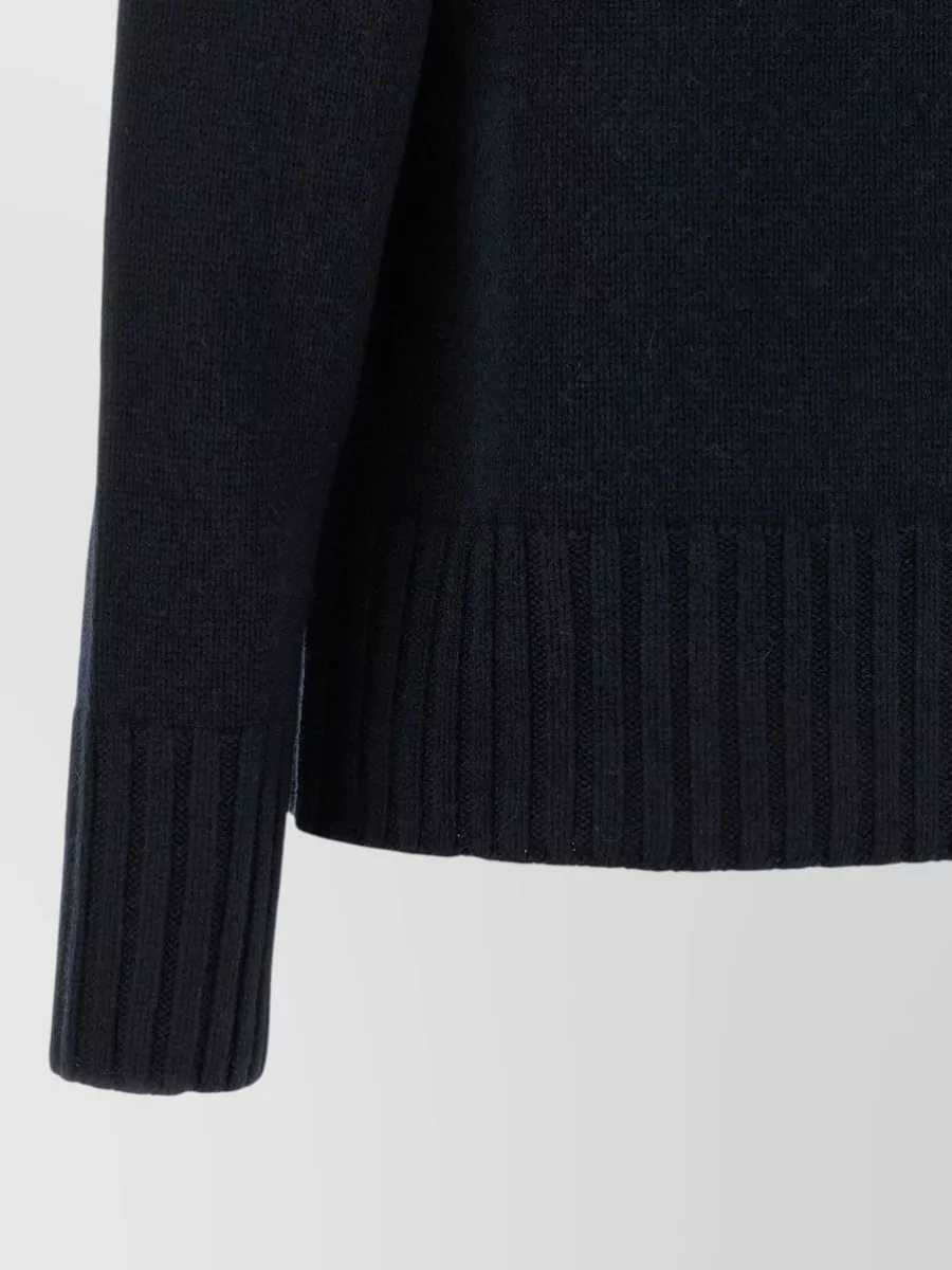 S Max Mara Cashmere Wool High Neck Sweater
