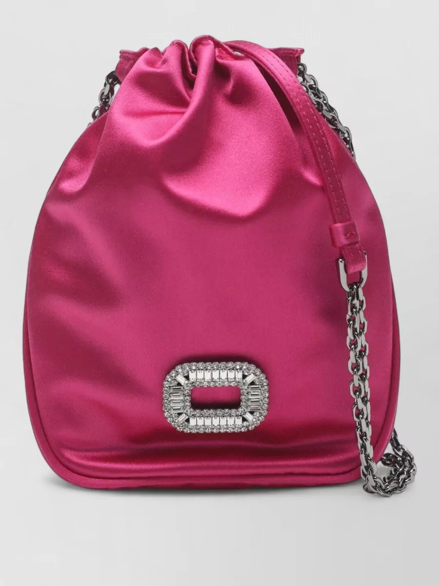 Roger Vivier Satin nano bucket bag