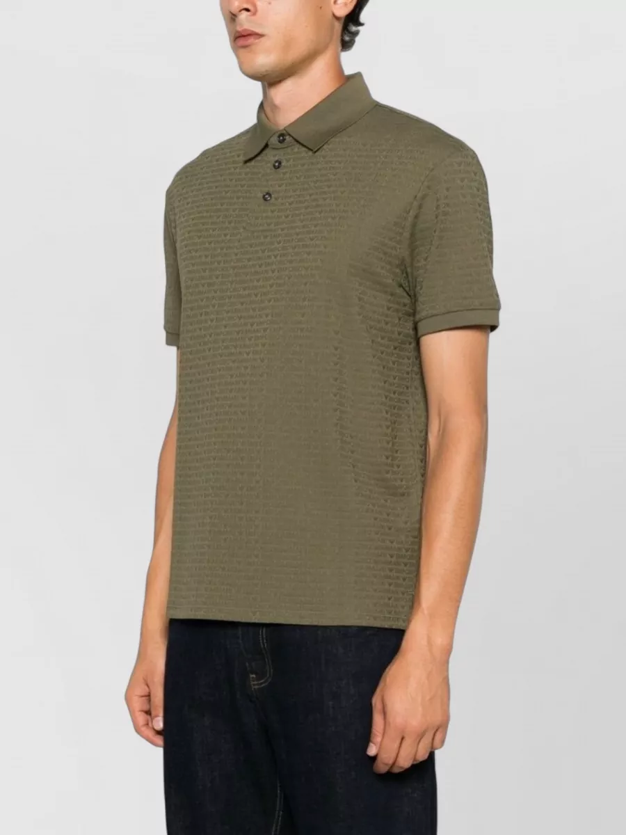 Emporio Armani Cotton Short-Sleeve Polo Shirt