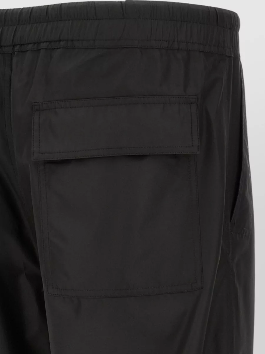 Rick Owens Moncler Drawstring Trousers Side And Back Pockets