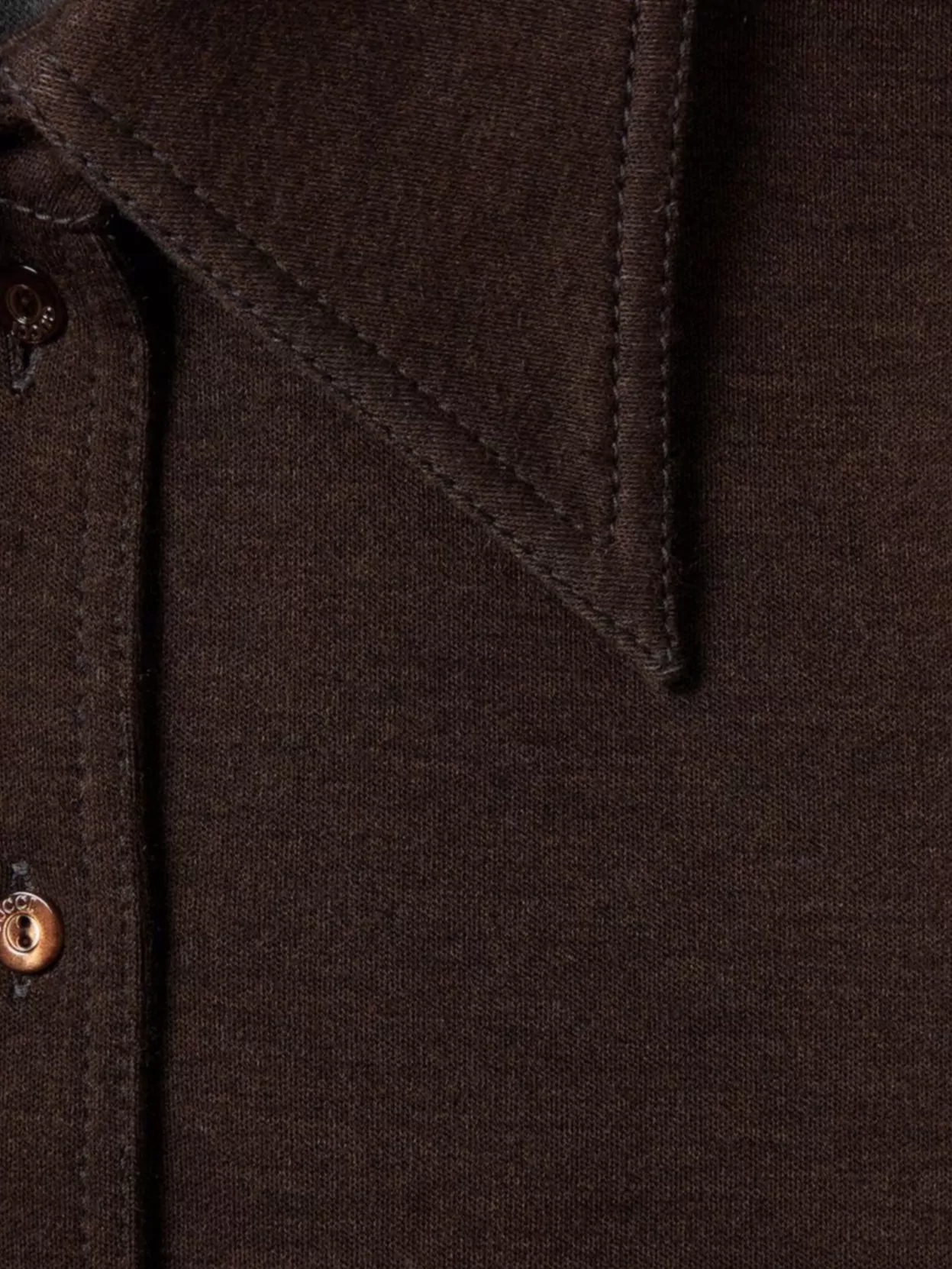 Gucci Cotton Wool Jersey Short Sleeve Shirt