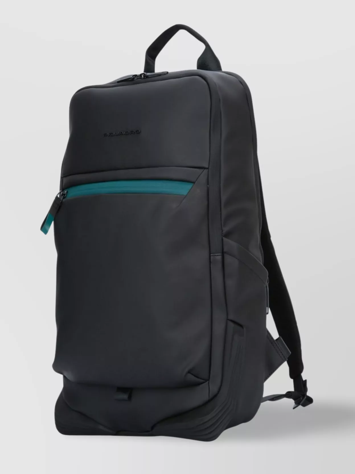 Piquadro Shoulder Straps Backpack Front Zip Side Handle