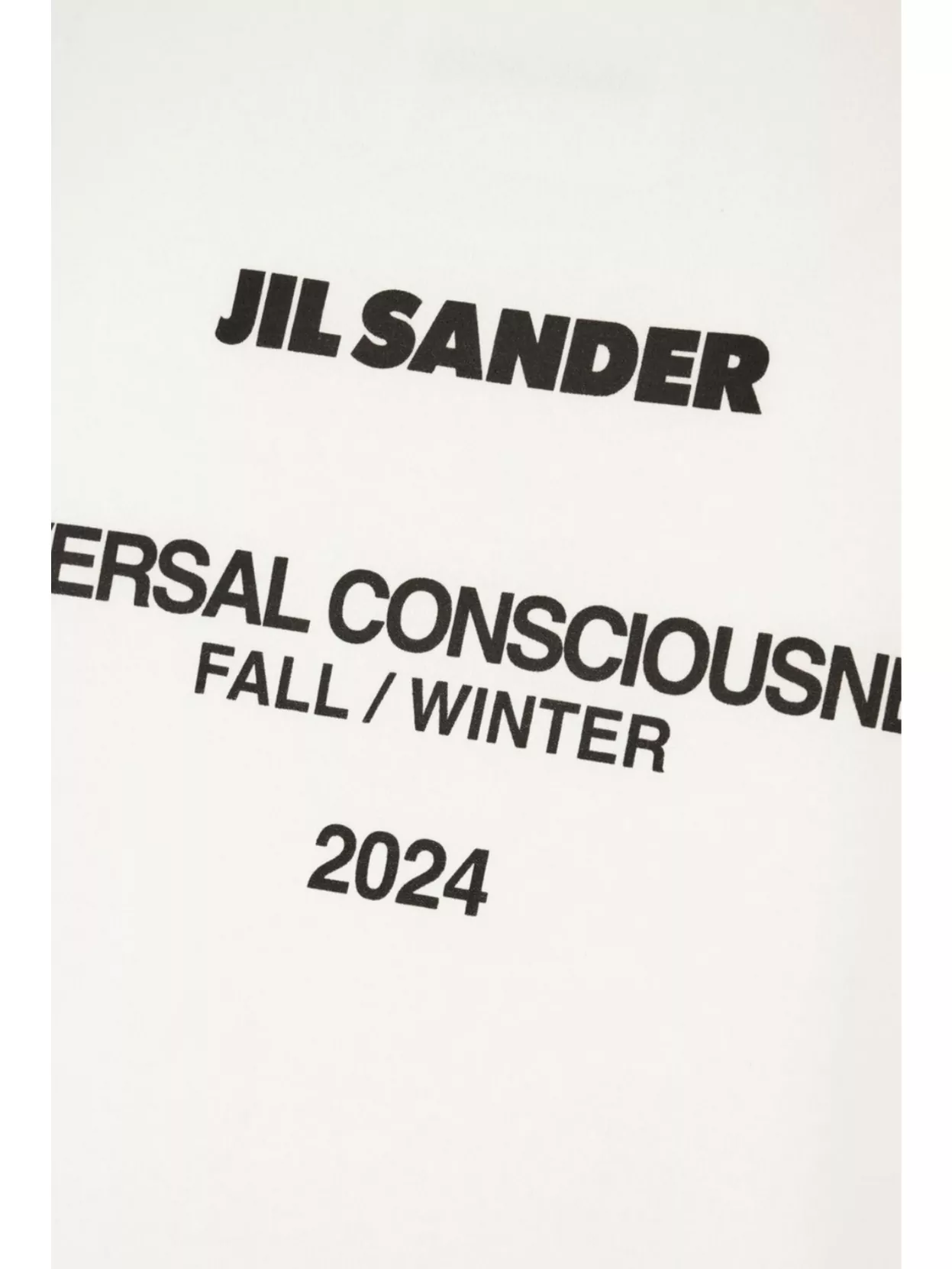 Jil Sander Cotton Crew-Neck T-Shirt Graphic Print