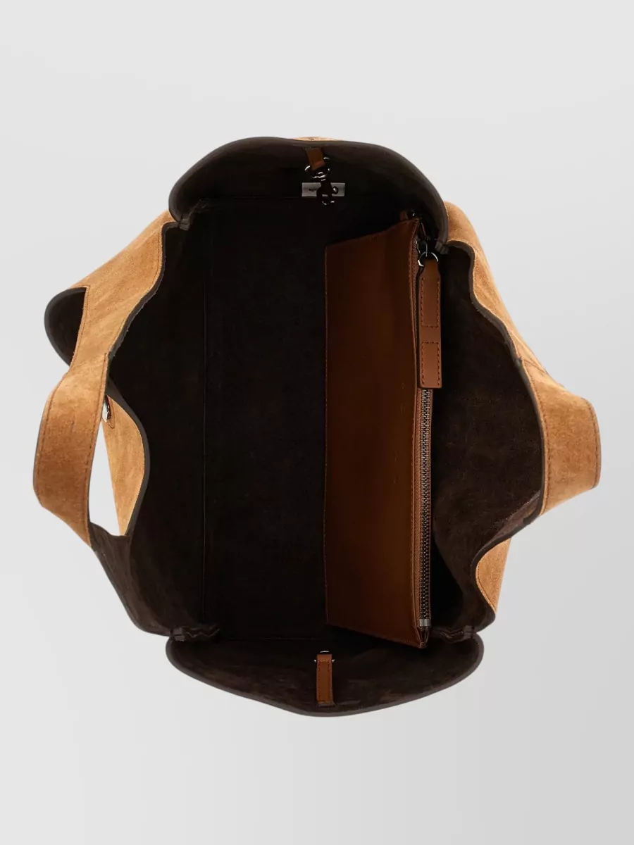 Hogan Suede Tote Bag