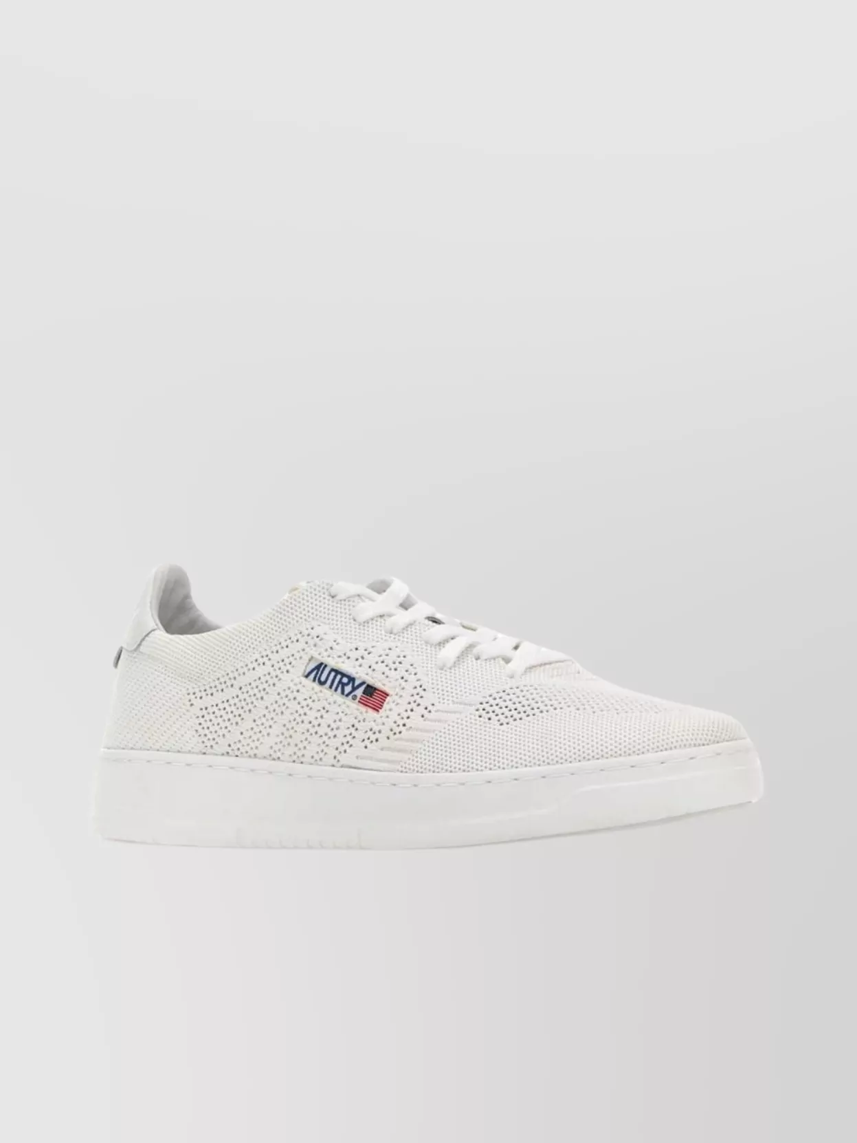 Shop Autry Easeknit Sneakers In Fabric Blanc