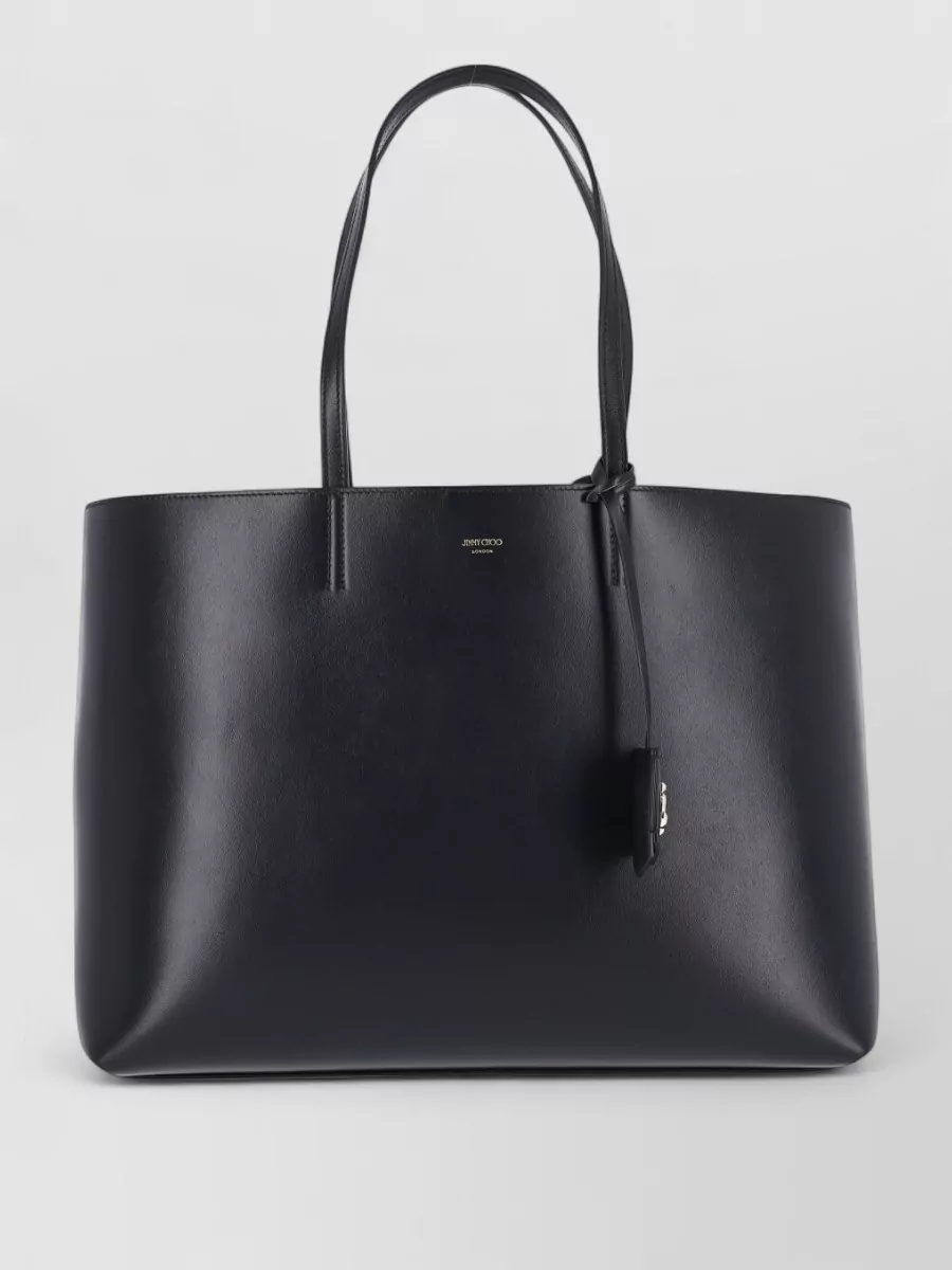 Jimmy Choo Shopper Leather Tote Bag