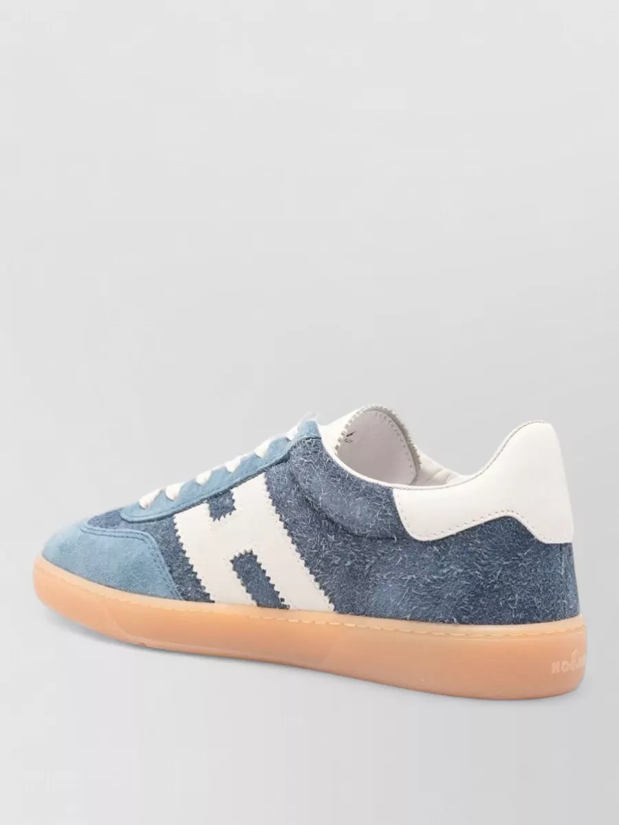 Hogan Suede Panelled Lace-Up Sneakers