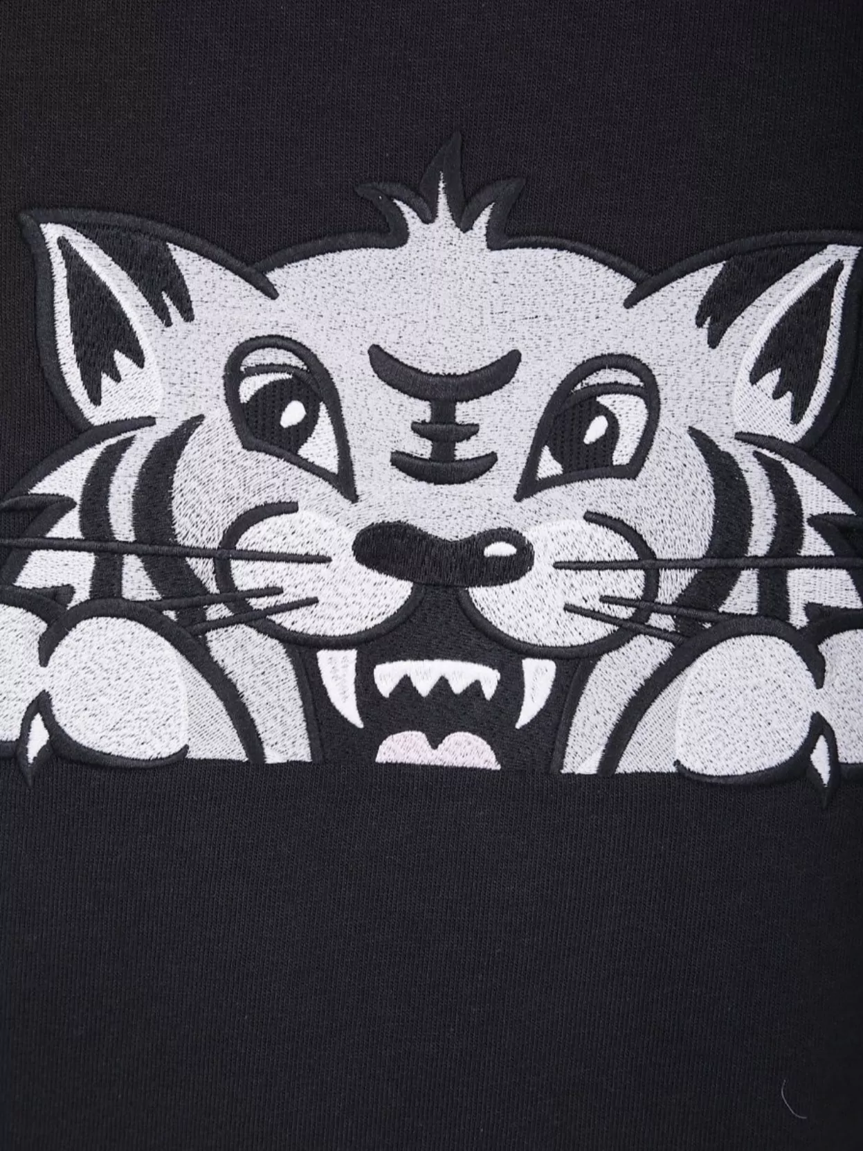 Kenzo Gots Happy Tiger Embroidered Oversize Tshirt