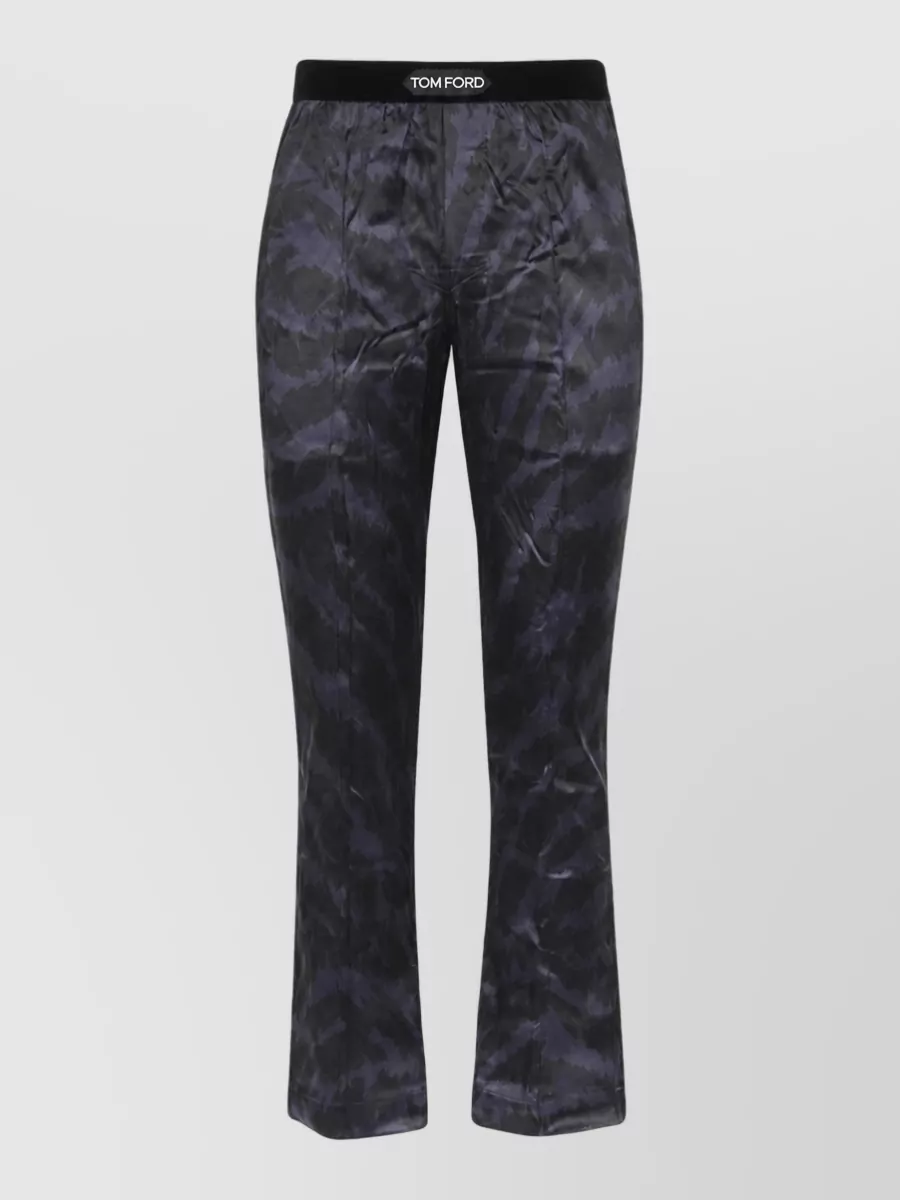 Tom Ford silk straight-leg trousers