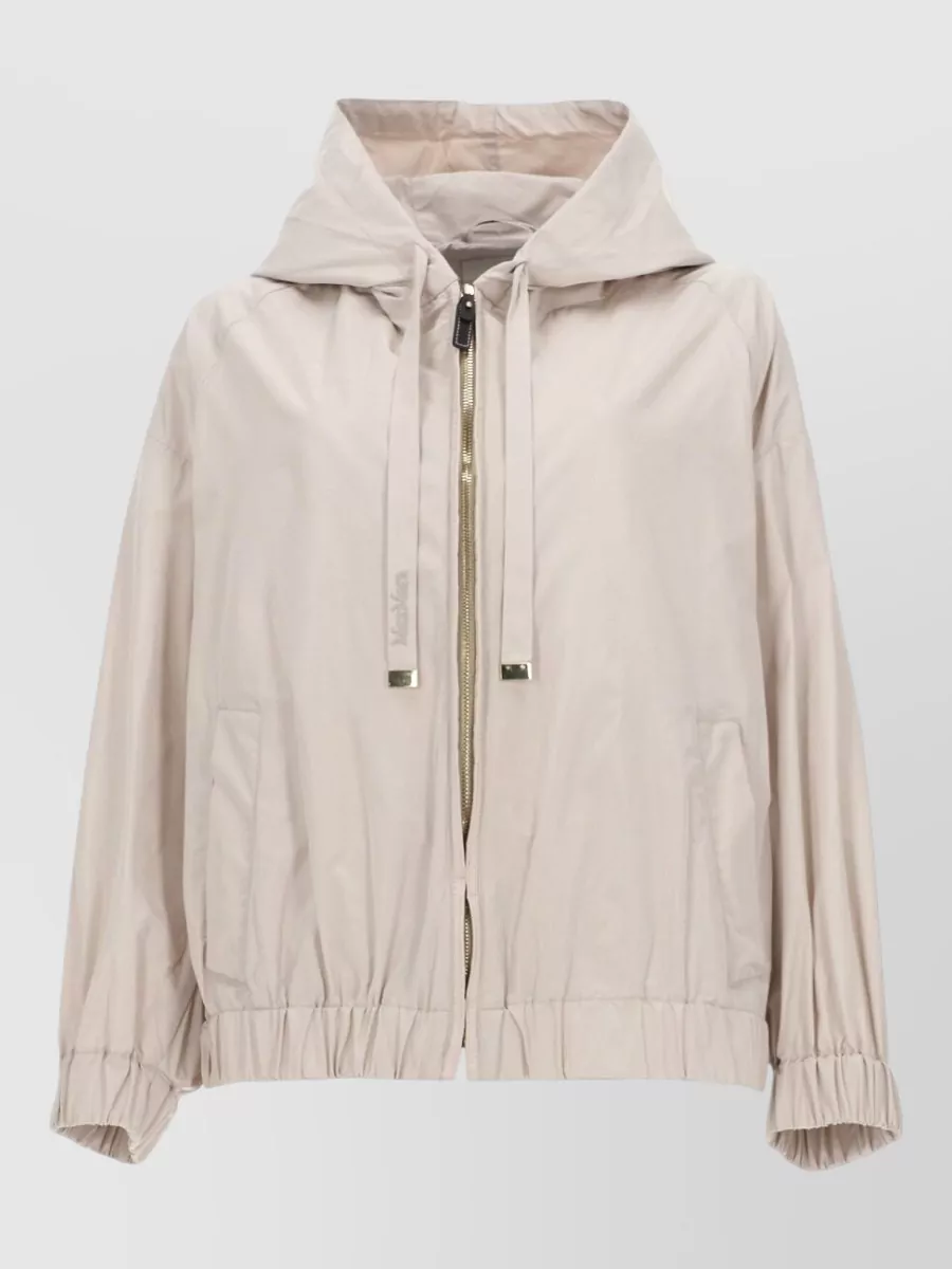 S Max Mara Oversized taffeta short coat