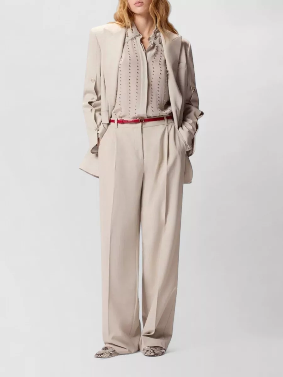 Pinko Regular-Fit Wide-Leg Trousers