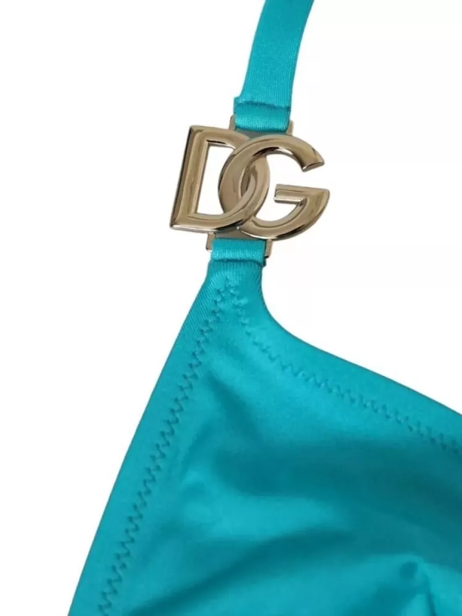Dolce&Gabbana Logo Bikini Top