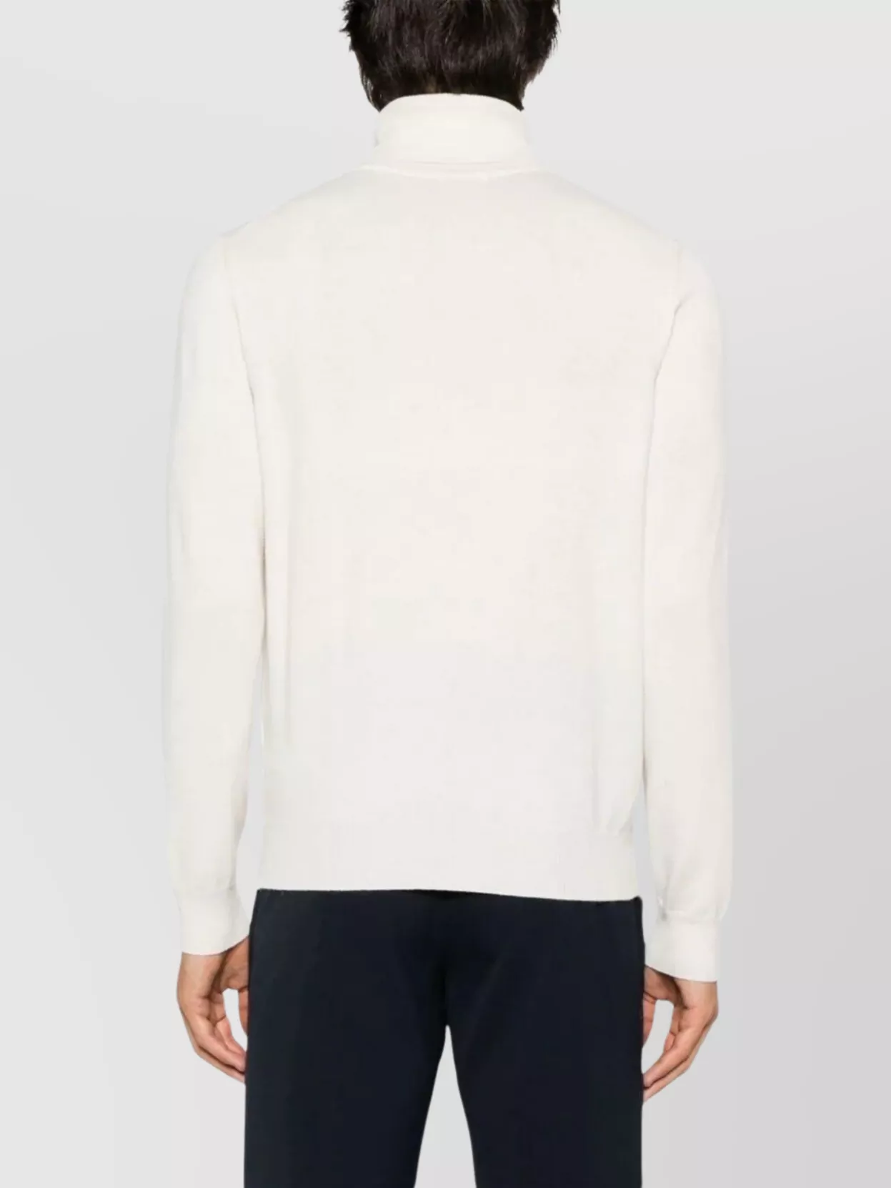 Malo Shaved Cyclist Turtleneck Knit Sweater