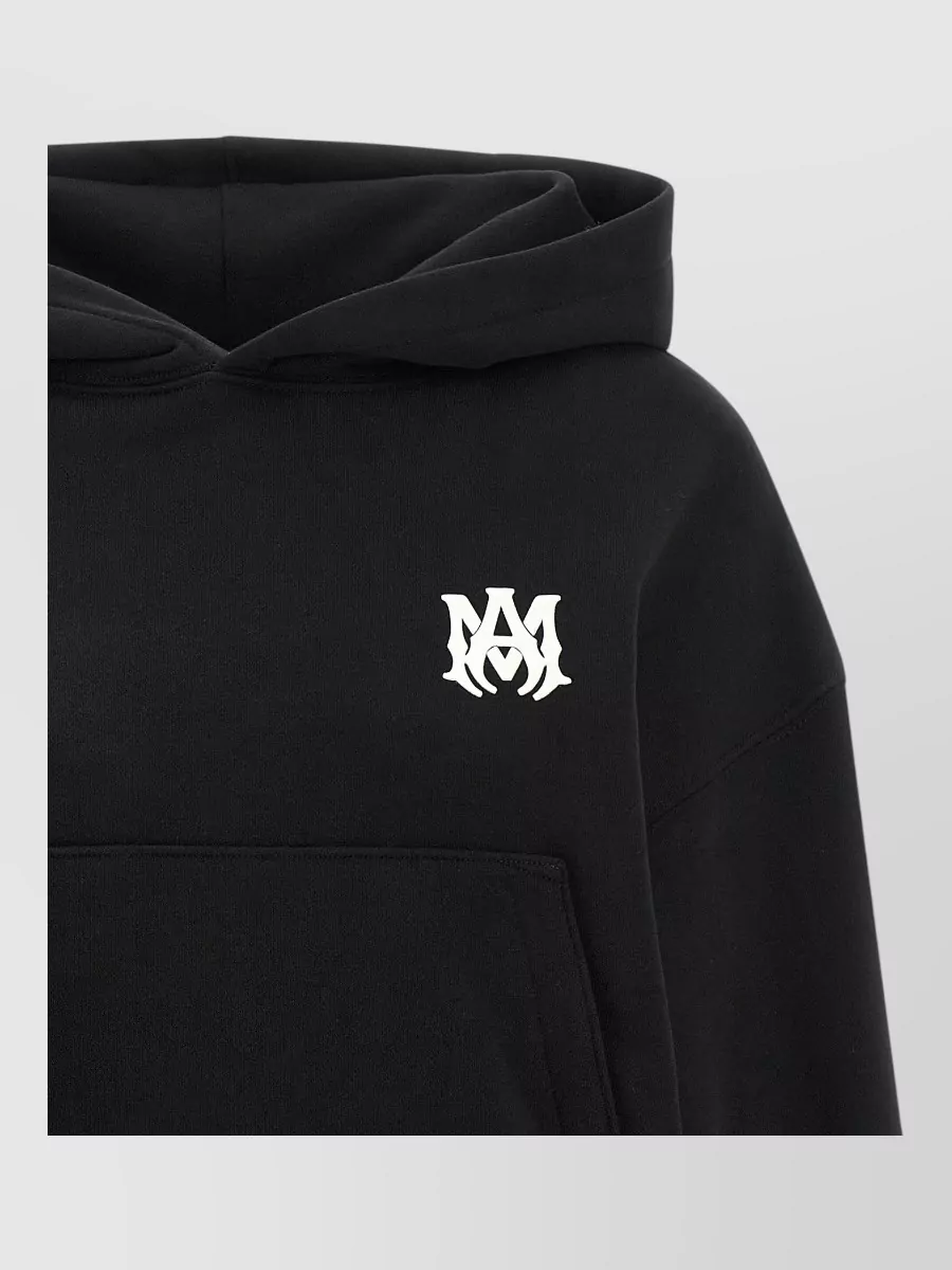 Amiri Cropped Logo Hoodie