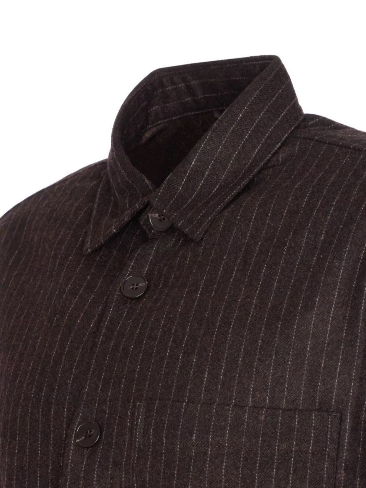 Nn.07 Striped Long Sleeve Shirt Pocket