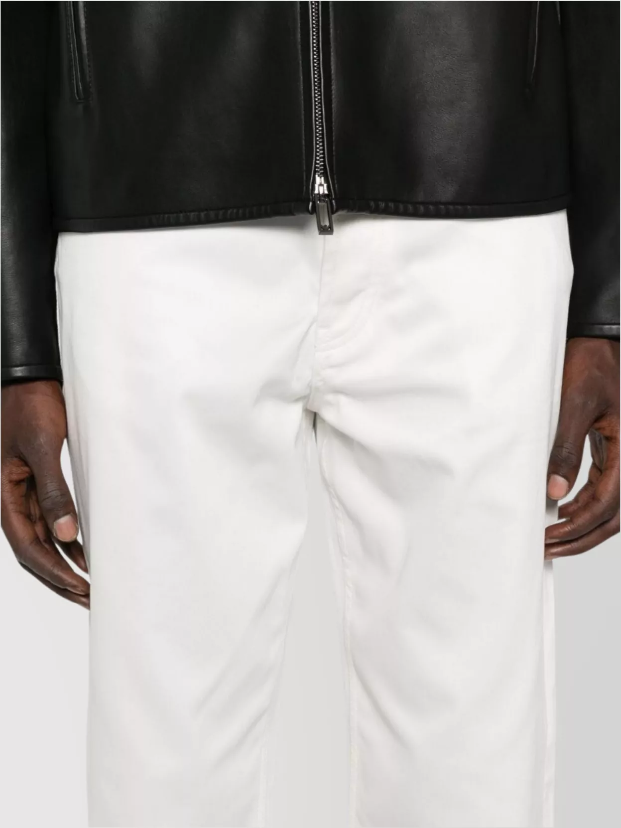 Emporio Armani Trousers With Belt Loops And Five Pockets