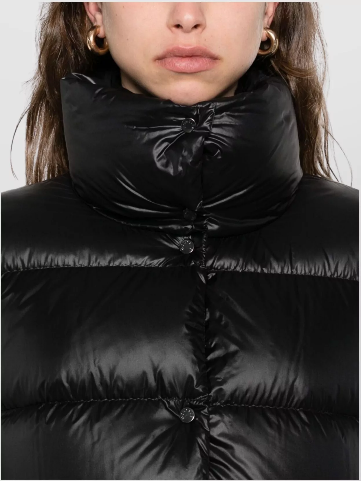 Moncler Stand Collar Short Down Jacket