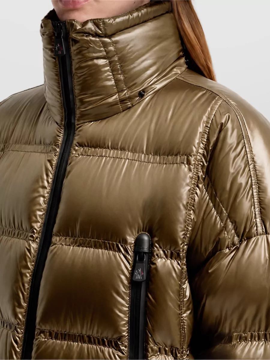 Moncler Down Hooded Long Parka Coat