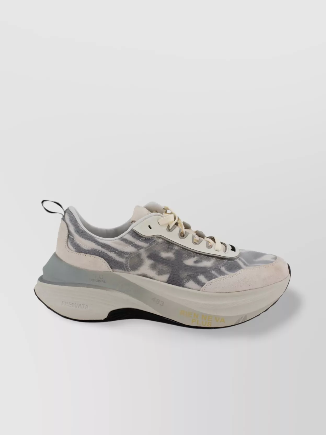 Premiata Chunky Sole Mesh Hill Trainers