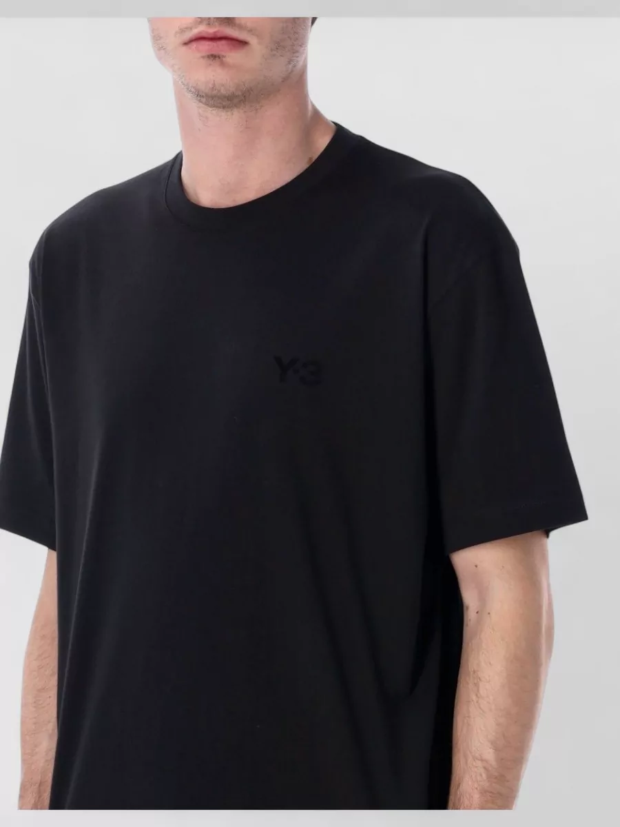 Y-3 Regular Fit Short Sleeve Crew Neck T-Shirt