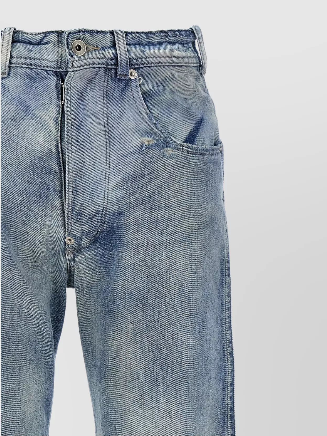Maison Margiela Faded Wash Buckle Jeans