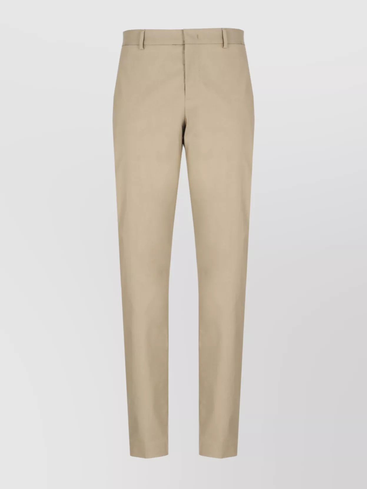 Pt Torino Tailored Straight Trousers With Rear Pockets In Gray