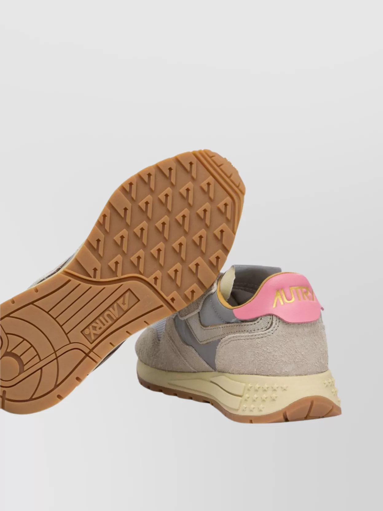 Autry Collar Padded Suede Mesh Rubber Sole