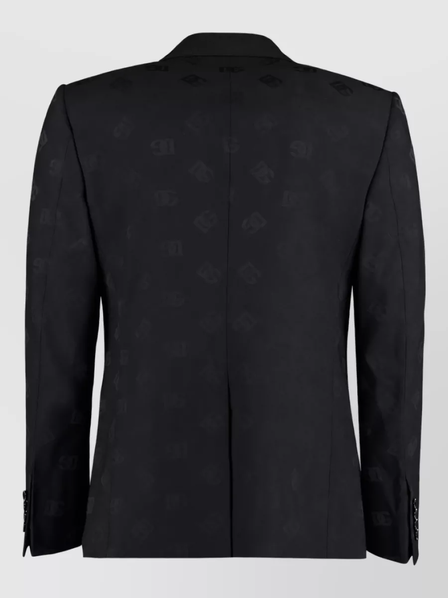 Dolce&Gabbana Virgin Wool Blend Single-Breasted Jacket