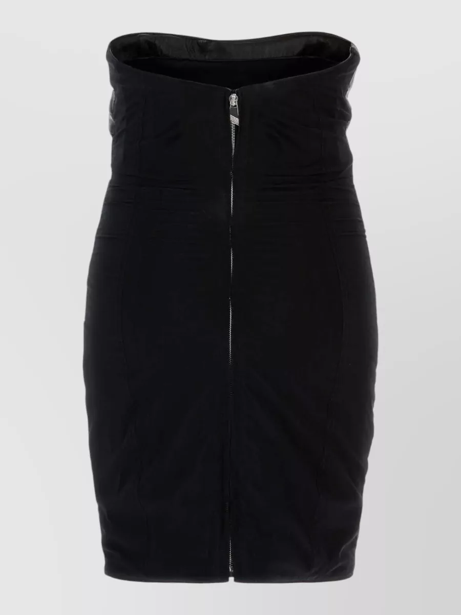 The Attico Leather Mini Dress