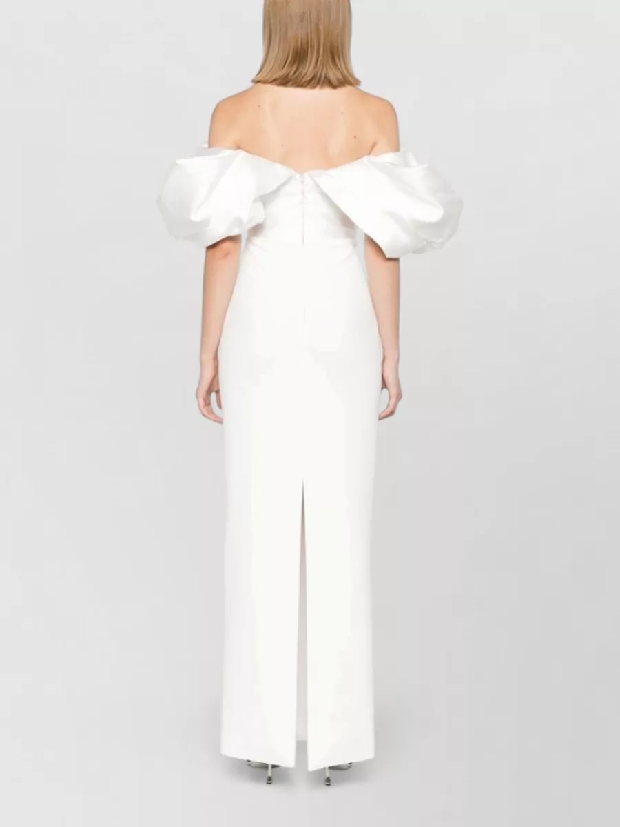Solace London Strapless Off-Shoulder Maxi Dress