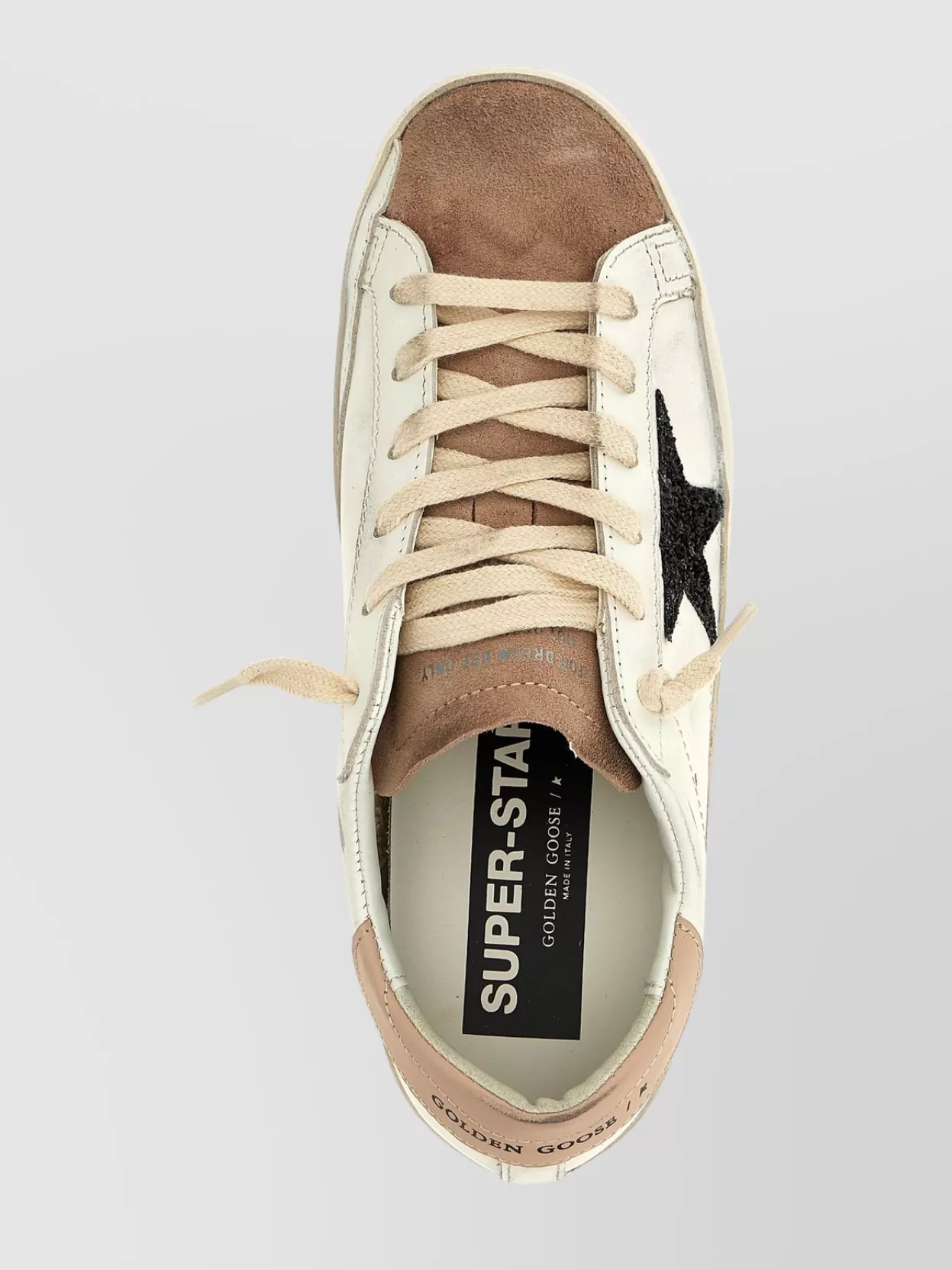 Golden Goose Distressed Low-Top Sneakers Featuring Star Detail