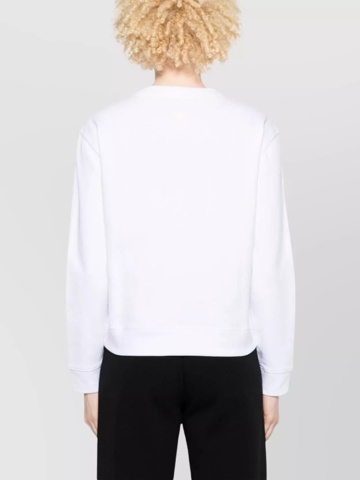 Emporio Armani Official Store Sweatshirts Ohne Kapuze In White