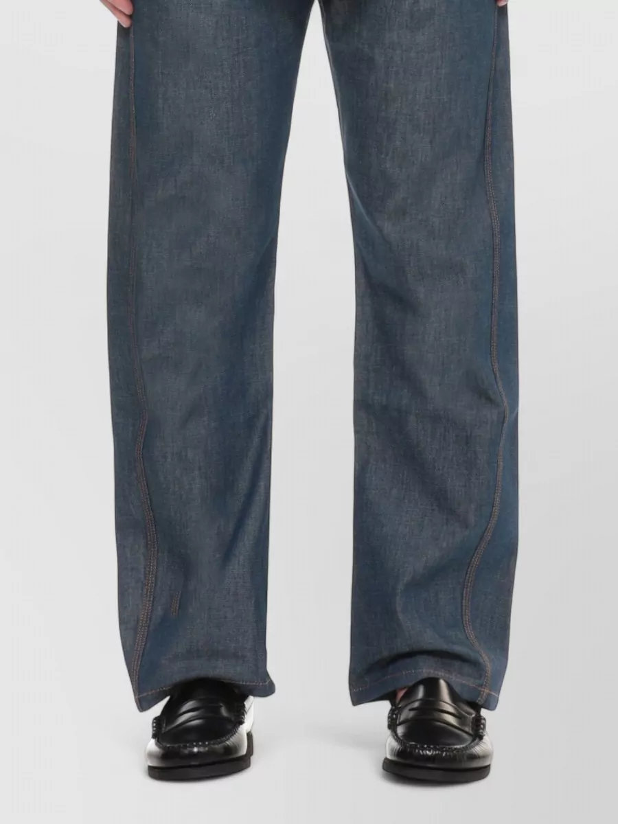 Moschino Denim Straight-Leg Jeans